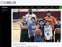 Tablet Screenshot of findaballer.com